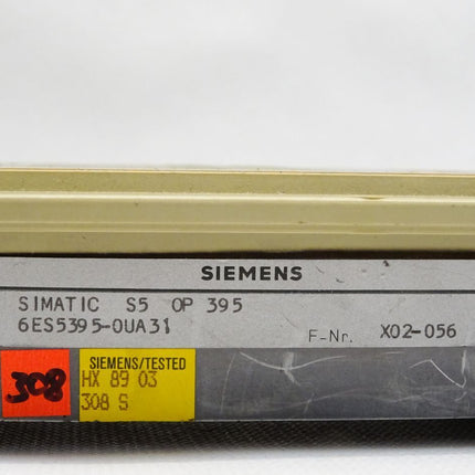 Siemens Simatic S5 OP395 Panel 6ES5395-0UA31 / 6ES5 395-0UA31 - Maranos.de