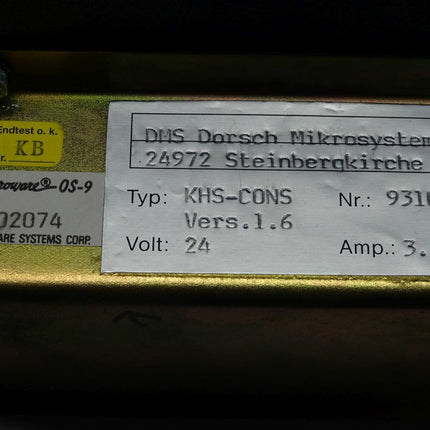 DMS Dorsch KHS-CONS Industrie Panel vers.: 1.6 24V - Maranos.de