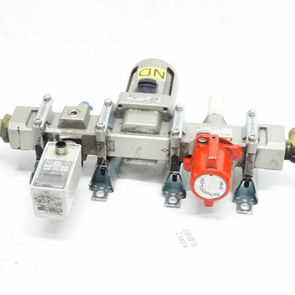 SMC ISE70-F02-65 + AF40-F04 + Handabsperrventil VHS40-F04 - Maranos.de