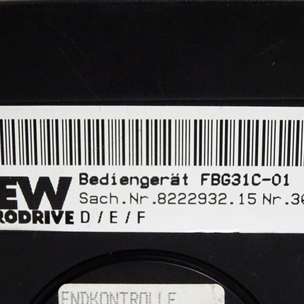 SEW Eurodrive Bediengerät FBG31C-01 8222932.15 - Maranos.de