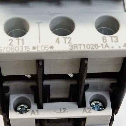 Siemens Leistungsschütz 3RT1026-1AL24 + 3RH1921-1HA22 Hilfsschalterblock - Maranos.de