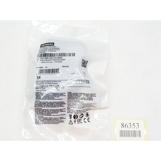 Siemens Schildträger 3SU1900-0AH10-0AA0 / Neu OVP - Maranos.de