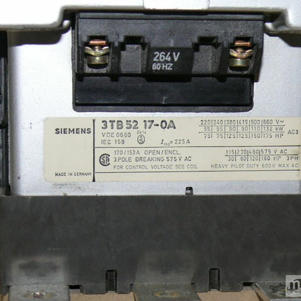 Siemens 3TB5217-0A Leistungsschütz 3TB5 217-0A Schütz - Maranos.de