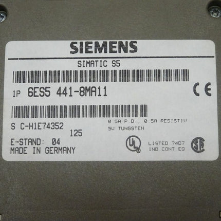 Siemens Simatic S5 6ES5 441-8MA11 E:04 Digital Output - Maranos.de