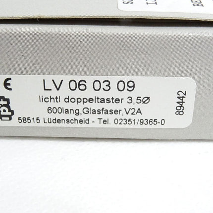 Ipf electronic LV060309 LV 06 03 09 Lichtl doppeltaster / Neu OVP - Maranos.de