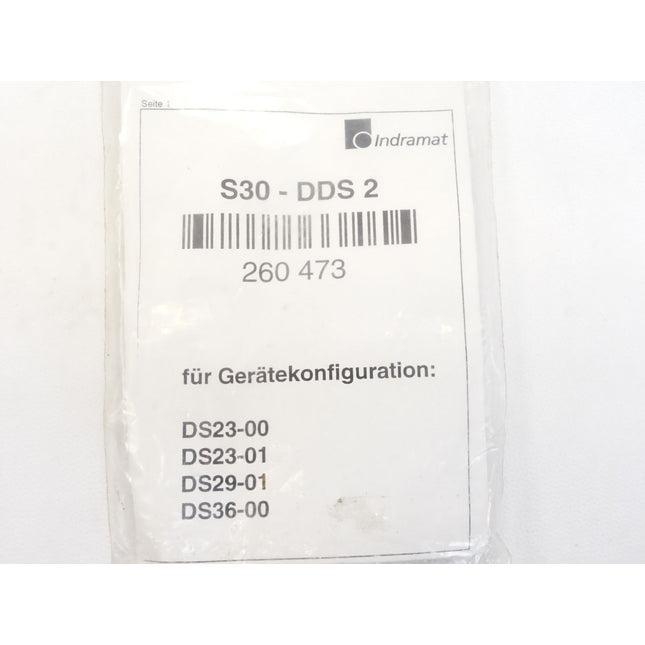 Indramat S30-DDS2 / 260473 / für gerätekonfiguration DS23-00 DS23-01 DS29-01 DS36-00 / Neu OVP - Maranos.de