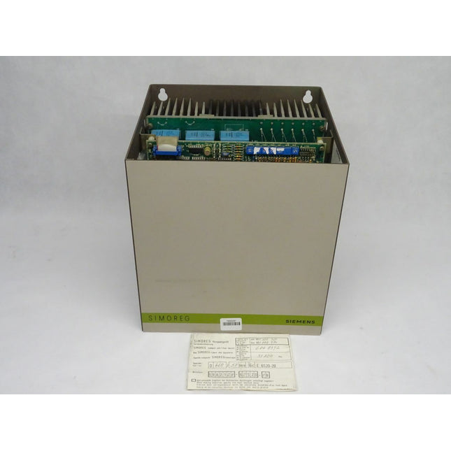 Siemens Simoreg D 460/57 / 6RA2124-6DS20-1B / 6RA 2124-6DS20-1B - Maranos.de