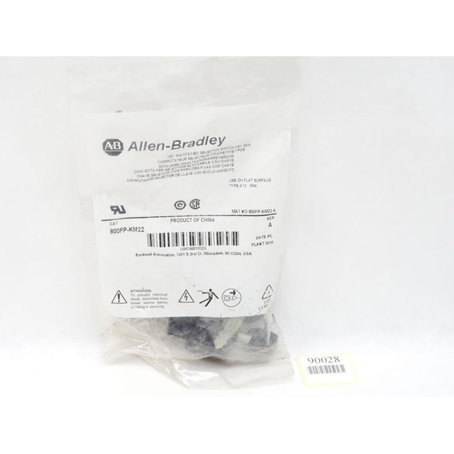 Allen-Bradley Schlusselwahltaste 800FP-KM22 Ser A / Neu OVP - Maranos.de