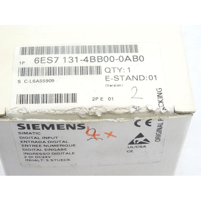 Siemens 6ES7131-4BB00-0AB0 / Inhalt : 2 Stück / Neu OVP - Maranos.de