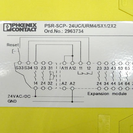 Phoenix Contact PSR-SCP-24UC/URM4/5X1/2X2 Sicherheitsschaltgerät 2963734 - Maranos.de