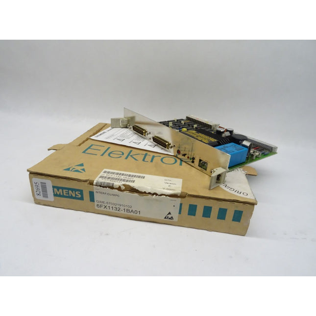Siemens Sinumerik Interface Modul 6FX1132-1BA01 Version E 6FX1 132-1BA01 wie NEU - Maranos.de