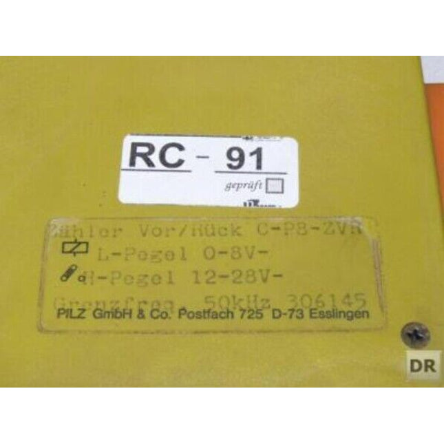 PILZ C-P8-ZVR 306145 / Grenzfreg. 50kHz / L-Pegel 0-8V / H-Pegel 12-28V - Maranos.de