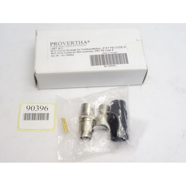 Provertha I-NET m12 / Crimp Buchse für Feldkonfektion IP67 PB CODE B / 42-100002 / Neu OVP - Maranos.de