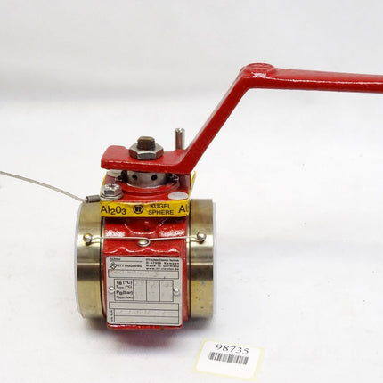 ITT Richter Chemie-Technik KK PN16 PFA Heavy duty-Kugelhahn - Maranos.de