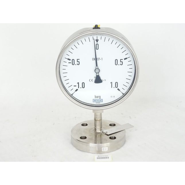 Wika Manometer nach EN 837-1 mit angebautem Druckmittler -1.0...+1.0 barg / Neu - Maranos.de
