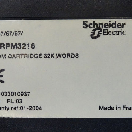 Schneider Electric TSXRPM3216 / EPROM CARTRIDGE 32K WORDS - Maranos.de