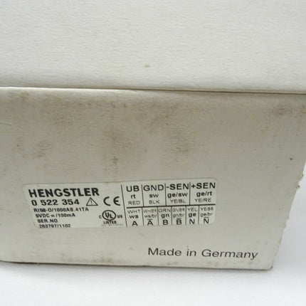 Hengstler Inkrementalgeber 0522354 / RI58-0/1000AS.41TA  / Neu OVP - Maranos.de