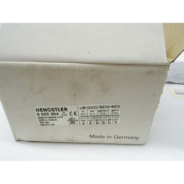 Hengstler Inkrementalgeber 0522354 / RI58-0/1000AS.41TA  / Neu OVP - Maranos.de