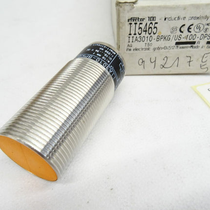 Ifm Efector100 inductive proximity switches II5465 / IIA3010-BPKG/US-100-DPS - Maranos.de
