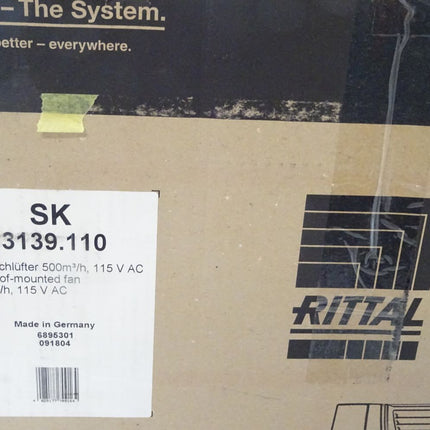 Rittal SK 3139.110 SK Dachlüfter 500m3/h 115 VAC / Neu OVP - Maranos.de