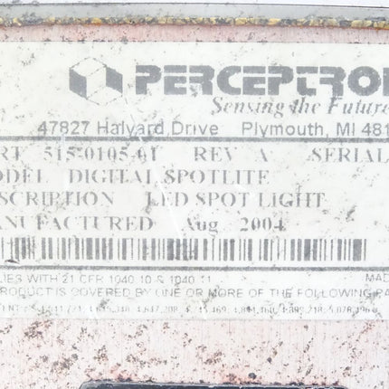 Perceptron 515-0105-01 / Digital Spotlite - Maranos.de