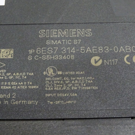 Siemens S7-300 CPU 314 6ES7314-5AE83-0AB0 6ES7 314-5AE83-0AB0 - Maranos.de