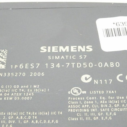 Siemens Simatic S7 6ES7134-7TD50-0AB0 / 6ES7 134-7TD50-0AB0 - Maranos.de