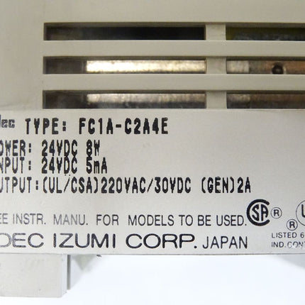 Idec Micro1 controller FC1A-C2A4E - Maranos.de