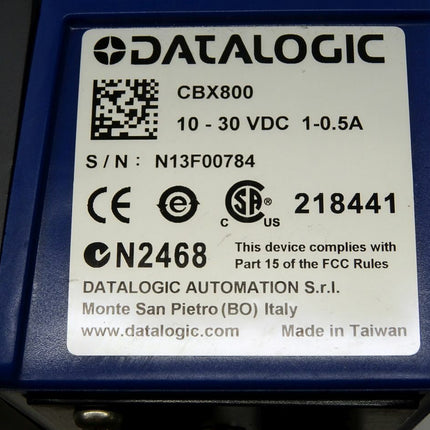 Datalogic CBX800 / 10-30 VDC 1-0.5 A - Maranos.de