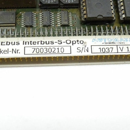 VMEbus Interbus-S-Opto 70030210 V1.1 / 18-21-41-00/01 - Maranos.de