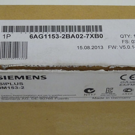 Siemens SIPLUS ET200M IM153-2 6AG1153-2BA02-7XB0 / 6AG1 153-2BA02-7XB0 NEU-OVP - Maranos.de