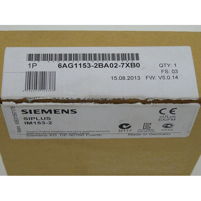 Siemens SIPLUS ET200M IM153-2 6AG1153-2BA02-7XB0 / 6AG1 153-2BA02-7XB0 NEU-OVP - Maranos.de