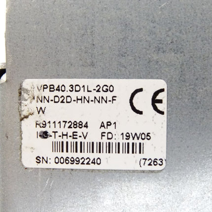 Rexroth IndraControl VPB Box PC Unit VPB40 VPB40-3D1L-2G0NN-D2D-HN-NN-FW R911172884 - Maranos.de