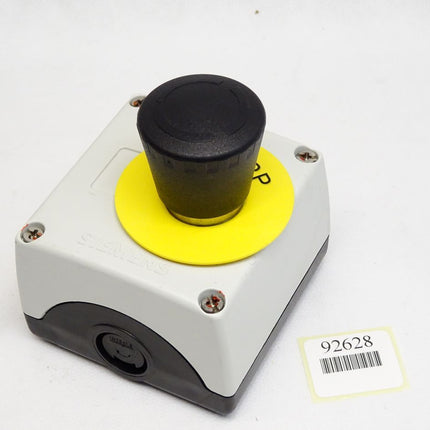 Siemens Pilzdrucktaster schwarz mit Gehäuse 3SB3801-0FA30-0CC0 + 3SB3423-0C - Maranos.de