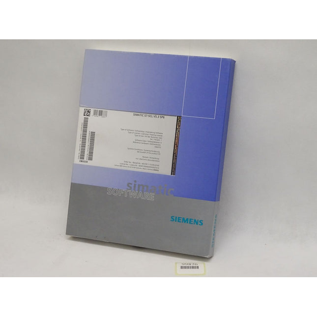 Siemens 6ES7811-1CC05-0YA5 6ES7 811-1CC05-0YA5 S7-SCL V5.3 (mit License Key) / Neu OVP - Maranos.de