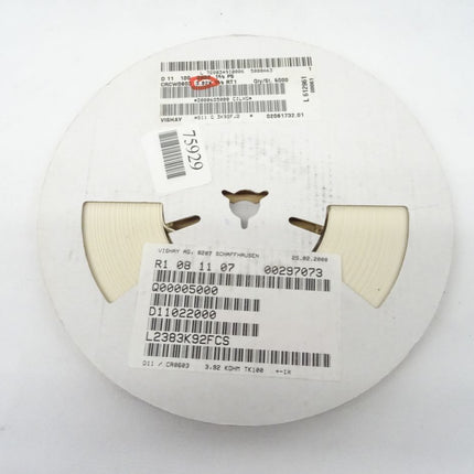 5000x VISHAY CRCW0603 3.92K / 3K92 Widerstände - Maranos.de