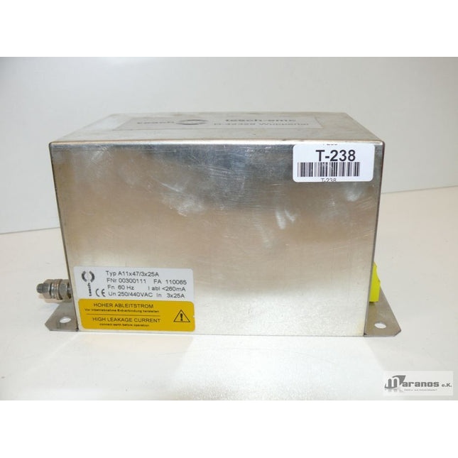 Neu: Tesch-emc Netzteil Typ A11x47 / 3x25A / F.nr. 00300111 - Maranos.de