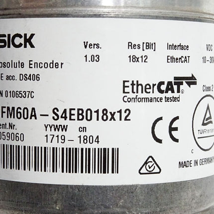 Sick Absolute Encoder AFM60A-S4EB018x12 1059060 / Neuwertig mit Lagerspuren - Maranos.de
