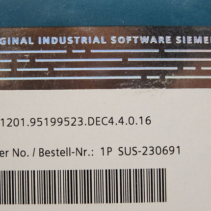 Siemens SUS-230691 Simatic Step 7 Professional V19 Combo V19/2021 SR2 Upgrade 6ES7822-1AA23-0YE5 / Neu OVP - Maranos.de