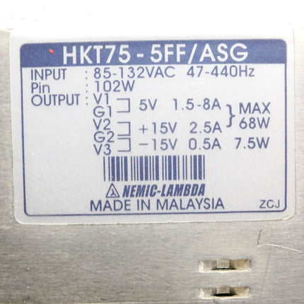 Nemic-Lambda Power Supply HKT75-5FF/ASG - Maranos.de