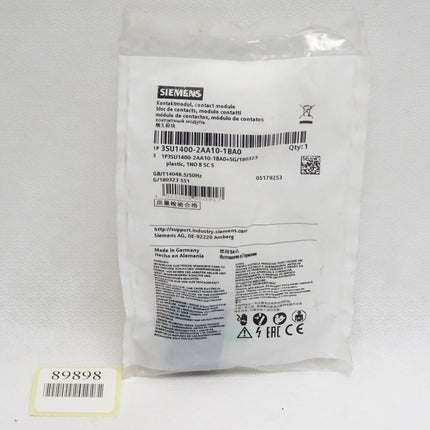 Siemens Kontaktmodul 3SU1400-2AA10-1BA0 / Neu OVP - Maranos.de