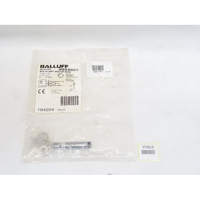 Balluff Induktiver Standardsensor BES02WR BES M12MF1-PSC10F-S04G / Neu OVP - Maranos.de