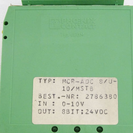 Phoenix Contact UEGM / MCR-ADC 8/U-10B/MSTB / 2786380 - Maranos.de