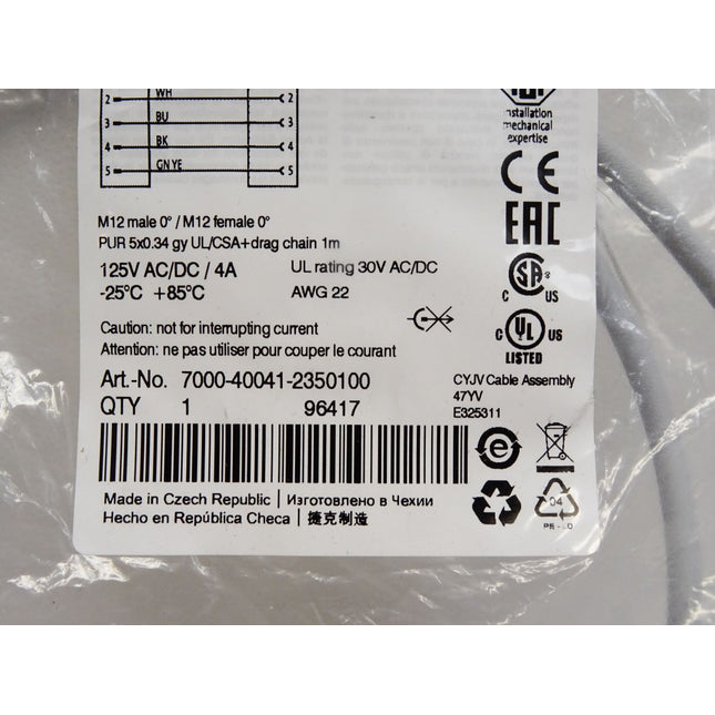 Murr Elektronik Kabel 7000-40041-2350100 / Neu OVP - Maranos.de