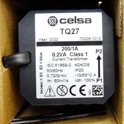 Celsa Messgeräte Stromwandler 70006-1012 TQ27 200/1A / Neu OVP - Maranos.de