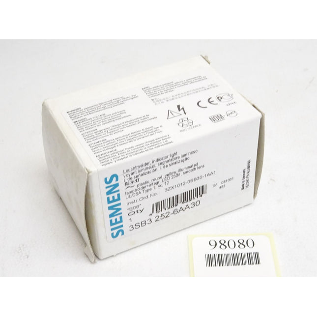 Leuchtmelder gelb 3SB3252-6AA30 3SB3 252-6AA30 / Neu OVP - Maranos.de