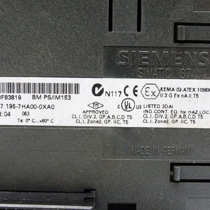 Siemens Simatic 6ES7195-7HA00-0XA0 / 6ES7 195-7HA00-0XA0 - Maranos.de