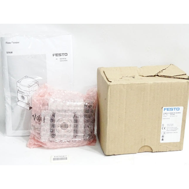 Festo Durchflusssensor 563796 SFAM-62-3000R-M-2SA-M12 / Neu OVP - Maranos.de