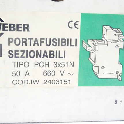Italweber PCH 3x51N 50A 660V~ / 2403151 / Neu OVP - Maranos.de