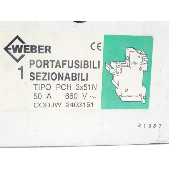 Italweber PCH 3x51N 50A 660V~ / 2403151 / Neu OVP - Maranos.de
